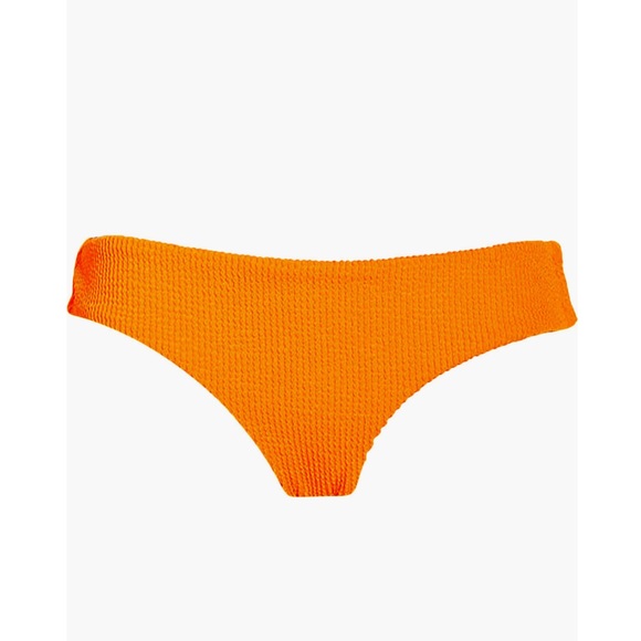 New CYN AND LUCA Pucker Ruched Back Bikini Bottoms Size L - Picture 3 of 8